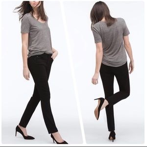AG The Stilt black cigarette leg jeans